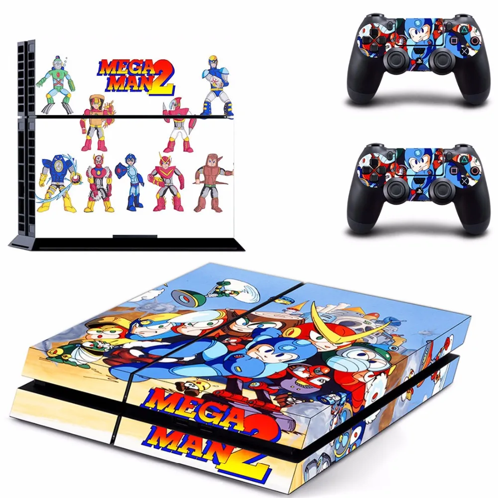 

Game Mega Man 2 PS4 Skin Sticker Decal For Sony PlayStation 4 Console and 2 Controllers PS4 Skins Sticker Vinyl