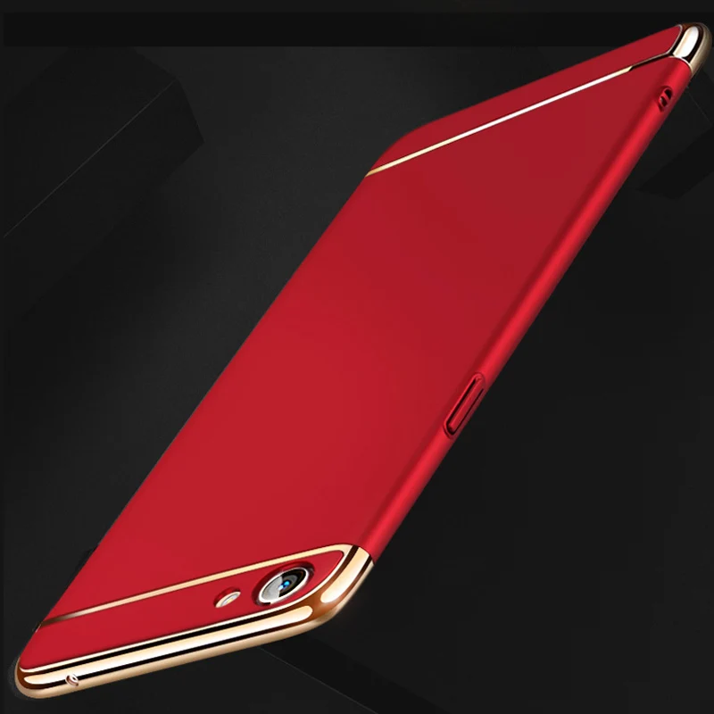 Luxury Plating Covers Case for OPPO F1S F5 F7 Aluminum Metal Bumper Shockproof Back Phone Cover for OPPO R15 Pro Dream Mirror