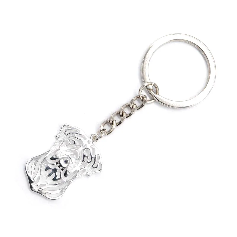 Lovers' Jewelry Bull Mastiff Dog Keychain Pendant Key Holder