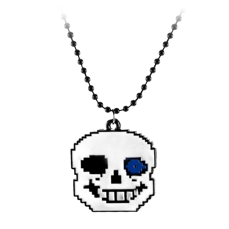 Anime Pixels Heart Necklace Undertale cosplay of Frisk - 24