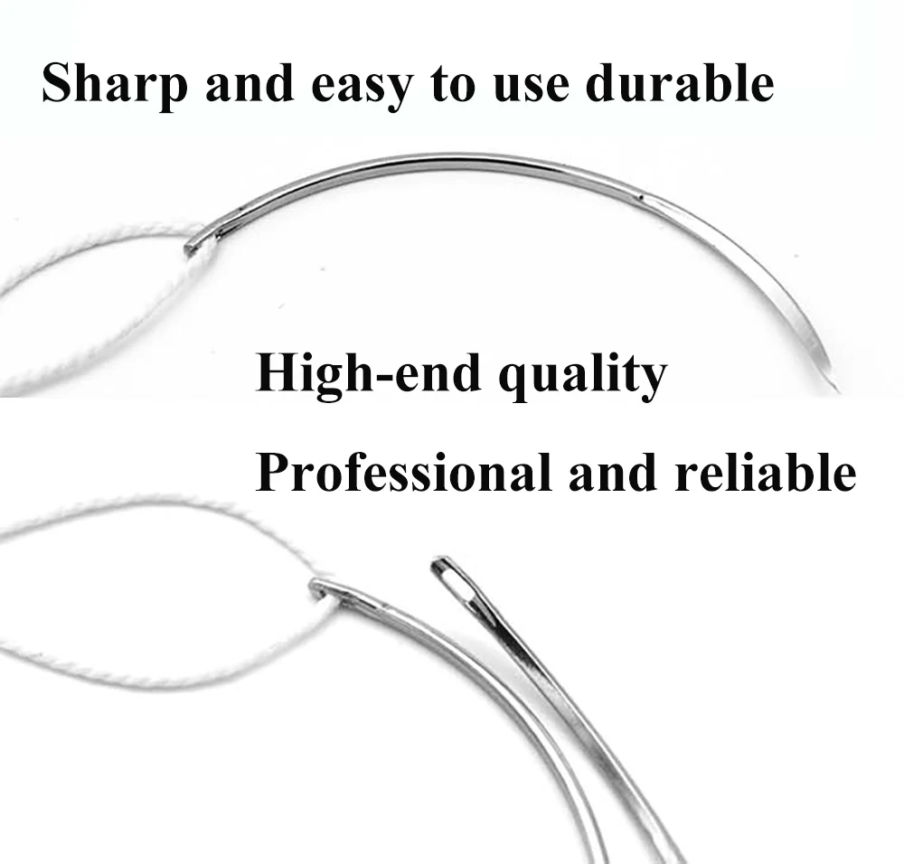 10pcs One Bag Suture Needle Pet Pig Sheep Cat Animals Veterinary Equipment Veterinarian Tools Stainless Steel