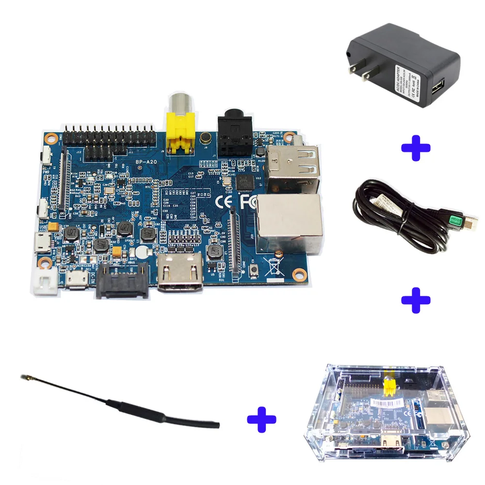 Original Banana Pi BPI M1 A20 Dual Core 1GB RAM Open-source Single Board Computer Raspberry Pi Compatible