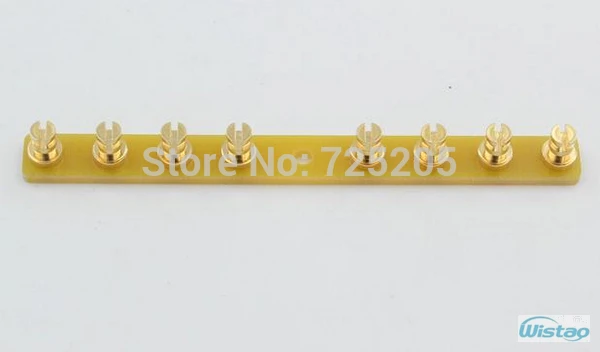 Kolom perancah 8 perunggu fosfor berlapis emas untuk Sirkuit Amplifier Tabung HIFI DIY