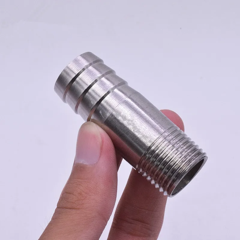 

10pcs Stainless Steel 1/4" Male BSP Thread Pipe Fitting x 13MM OD Barb Hose Tail SS304