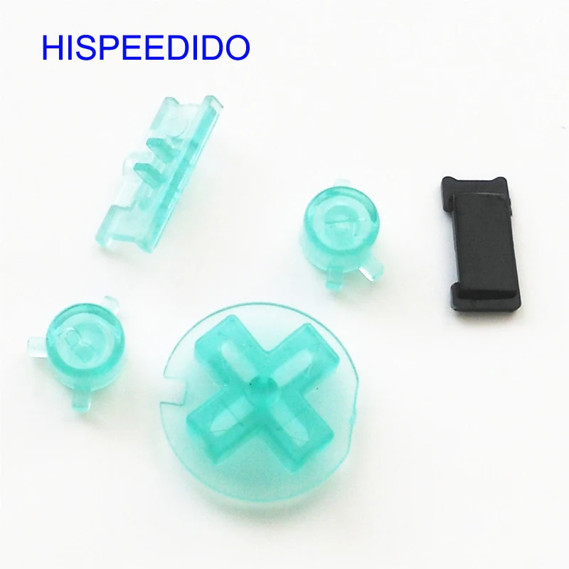 HISPEEDIDO 10 jogos/lote Conjunto de botões coloridos para Gameboy Color para console de jogos GBC ON OFF Botões AB D Pads substituição