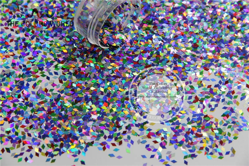 

DLQ2-105 Mix laser holographic colors diamond shapes spangles glitter for nail Art or other DIY decoration 1pack=50g