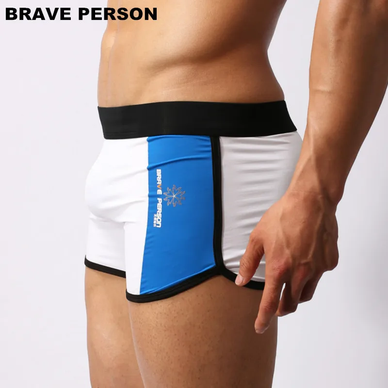 BRAVE PERSON Summer Hot Shorts Men Beachwear Shorts Men Sportwear Beach Board Shorts Smooth Soft Fabric Home Shorts Men Trunks