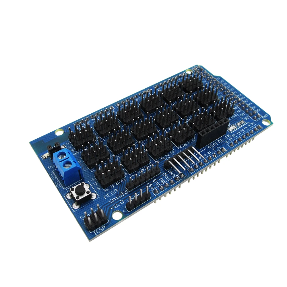 Датчик MEGA Shield V1.0 V2.0 MEGA 2560, Поддержка IIC, Bluetooth, SD, роботов, mega2560 Sensor Shield