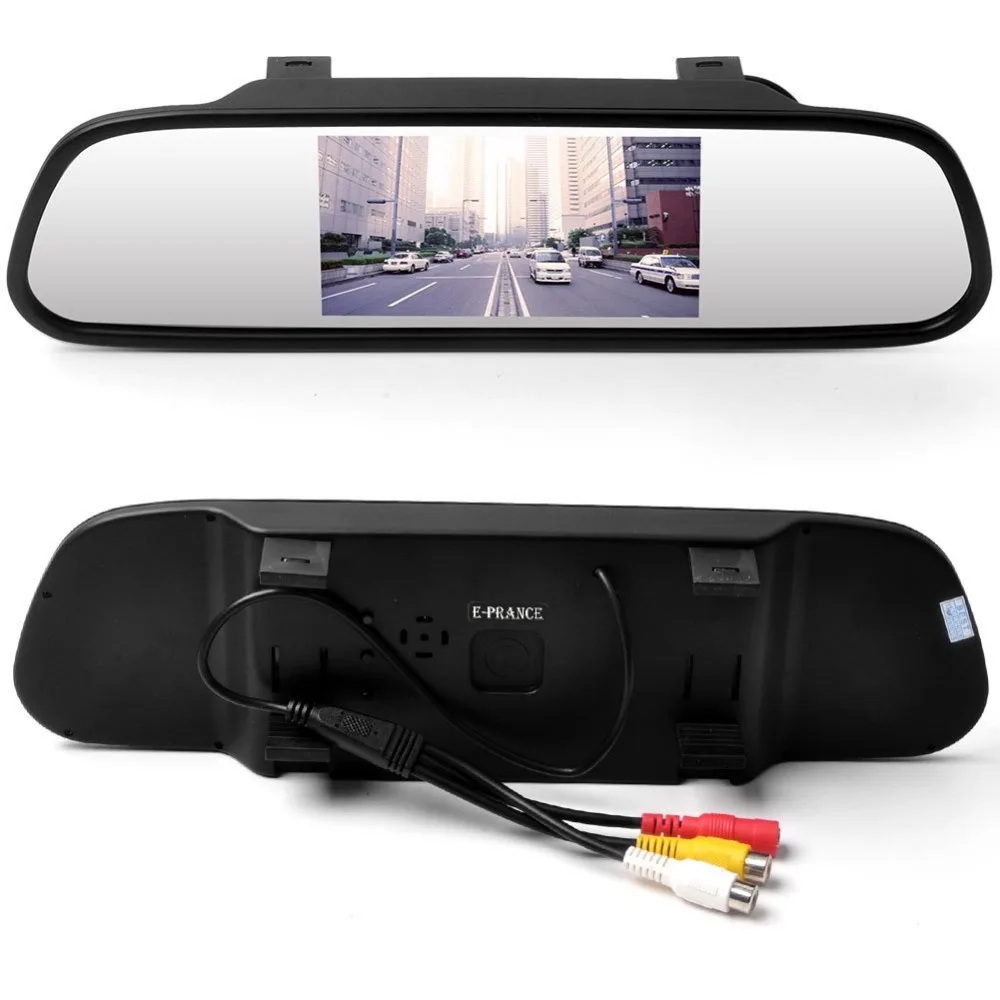 

5.0 Inch Car Rearview Mirror Monitor for DVD/VCR/Car Reverse Camera(DC12V/PAL/NTSC/2 Ways Video Inputs)