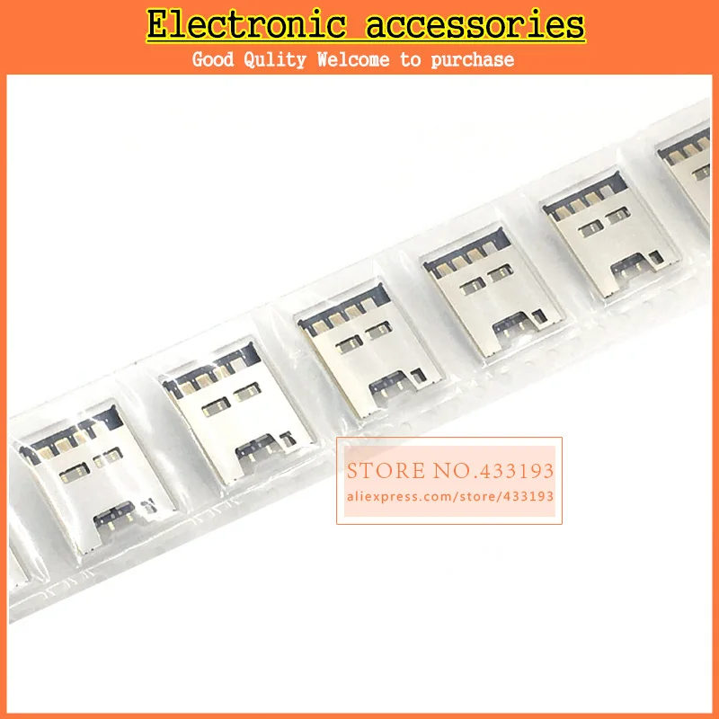 Original 10Pcs/Lot original SIM Card Socket Connector Repair Replacement for Sony Xperia TX LT29 LT29I