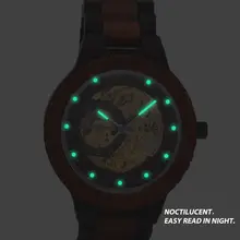 Personalized Wooden Men's Automatic Watch #6