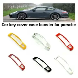 Smart Key Center Middle Trim Shell Cover Decal for Porsche 911 918 Panamera Macan Cayenne Cayman Boxster