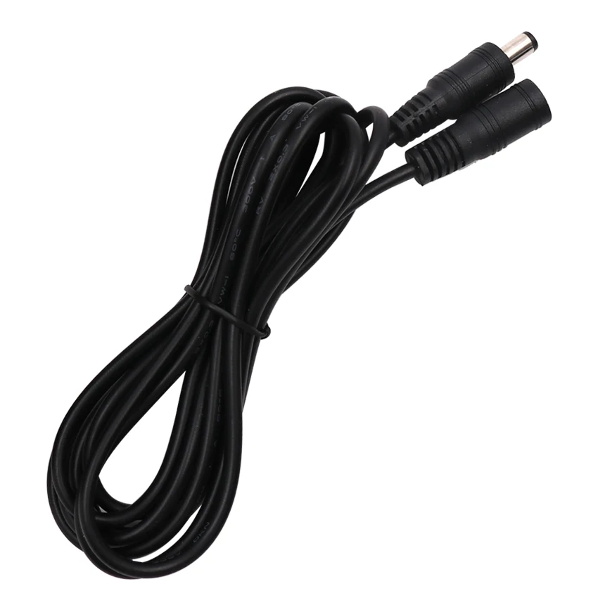 5-24V DC Connector Power Plug With 1M 2M 3M 5M 10M Extension Wire 5.5 X 2.1 mm DC Female Male Jack Adapter Accessories