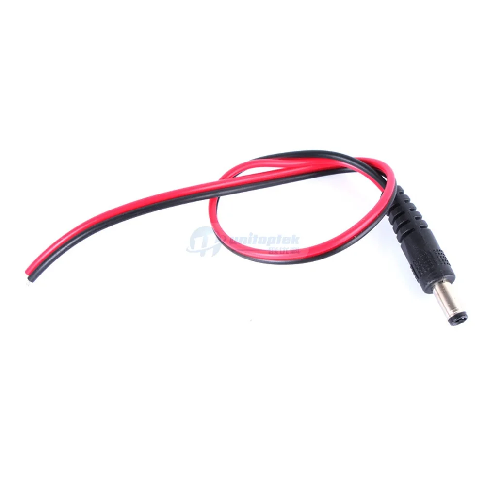 DC Power Connector Cable 12V Monitor Connector CCTV Security Camera Power Pigtail Male Cable