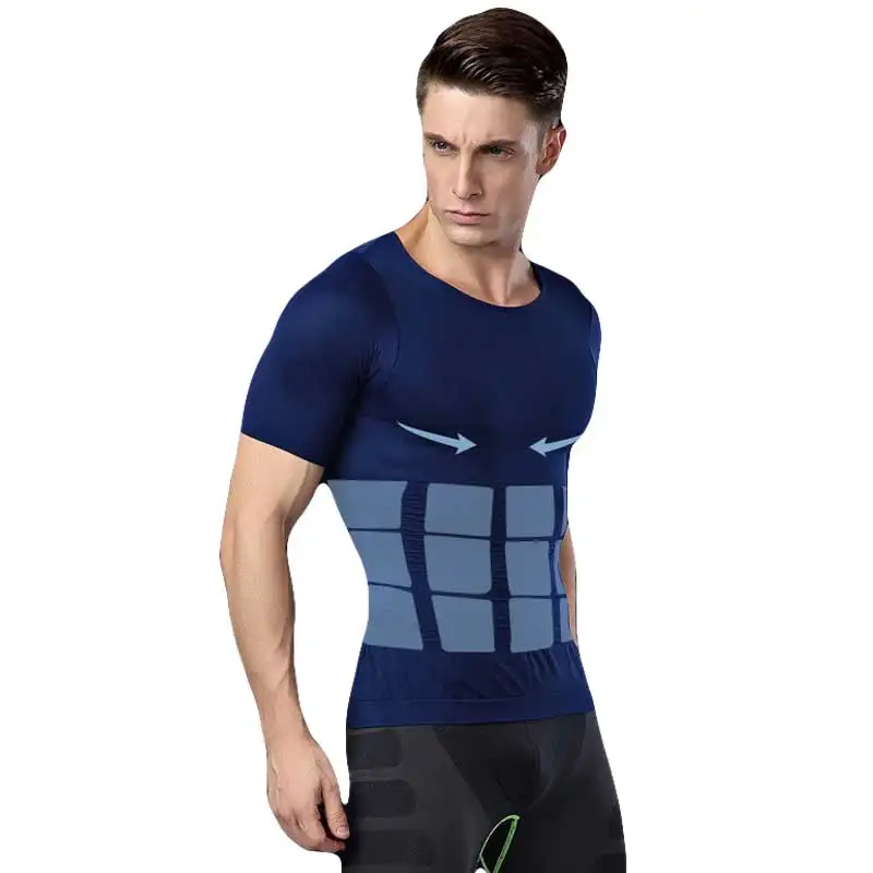 

Men Shapers Ultra Sweat Thermal Muscle Shirt Neoprene Belly Slim Sheath Female Corset Abdomen Belt Shapewear Zip Tops Vest NY094