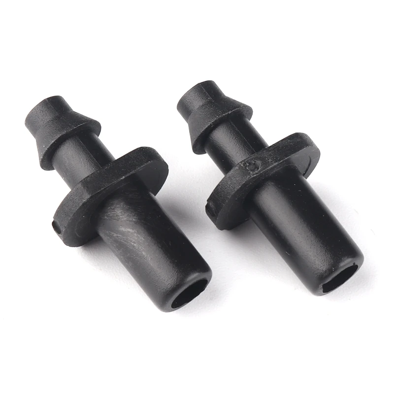 100pcs/lot 4/7mm Hose Connectors Outer Dia 6mm Home Garden Drip Irrigation Pipe Joints Plants Flower Automatic Watering Fittings