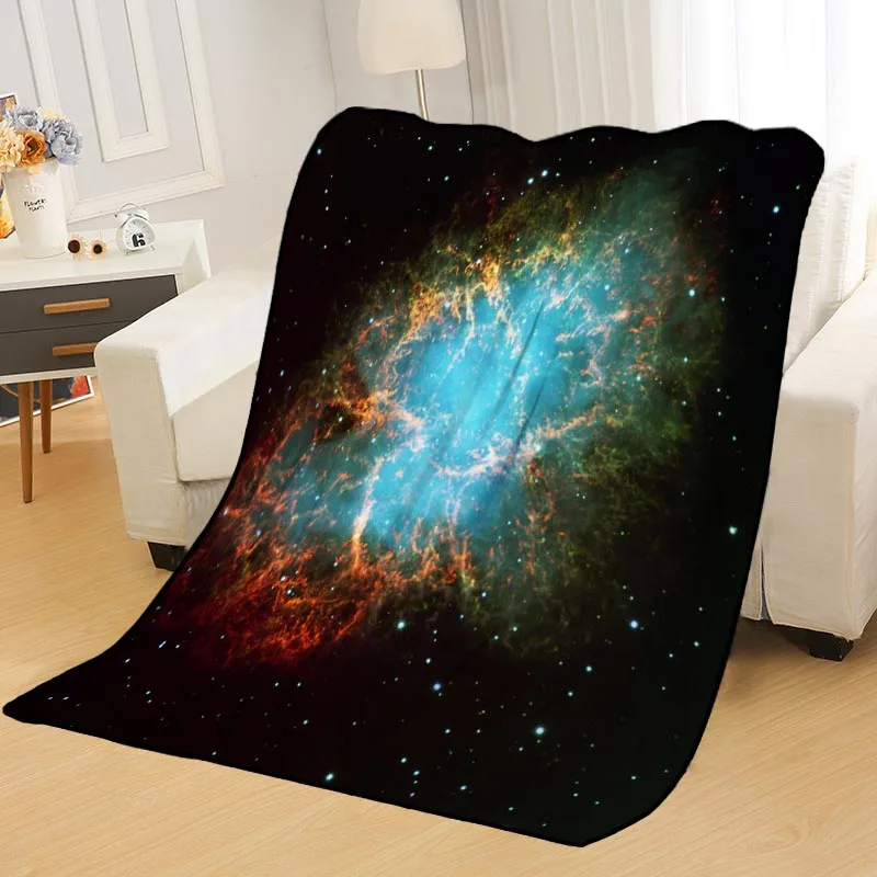 Personalized Blankets Custom Galaxy Starry Sky Blankets for Beds Soft DIY Your Picture Decoration Bedroom Throw Travel Blanket