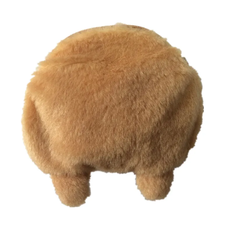 13*11cm carino Corgi Bottom Coin Bag peluche farcito Sexy Kawaii portafoglio morbido portafoglio regalo creativo per ragazze e bambini