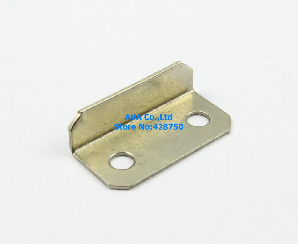 40 Pieces Galvanized Right Angle Corner Brace Corner Bracket 13x27mm