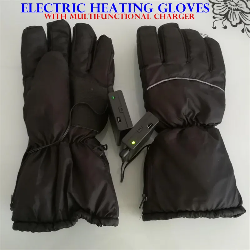 

Outdoor Cycling Ski Electric Heated Gloves AA Battery Powered For Motorcycle Hunting Winter Warmer WaterProof Heating Self Glove