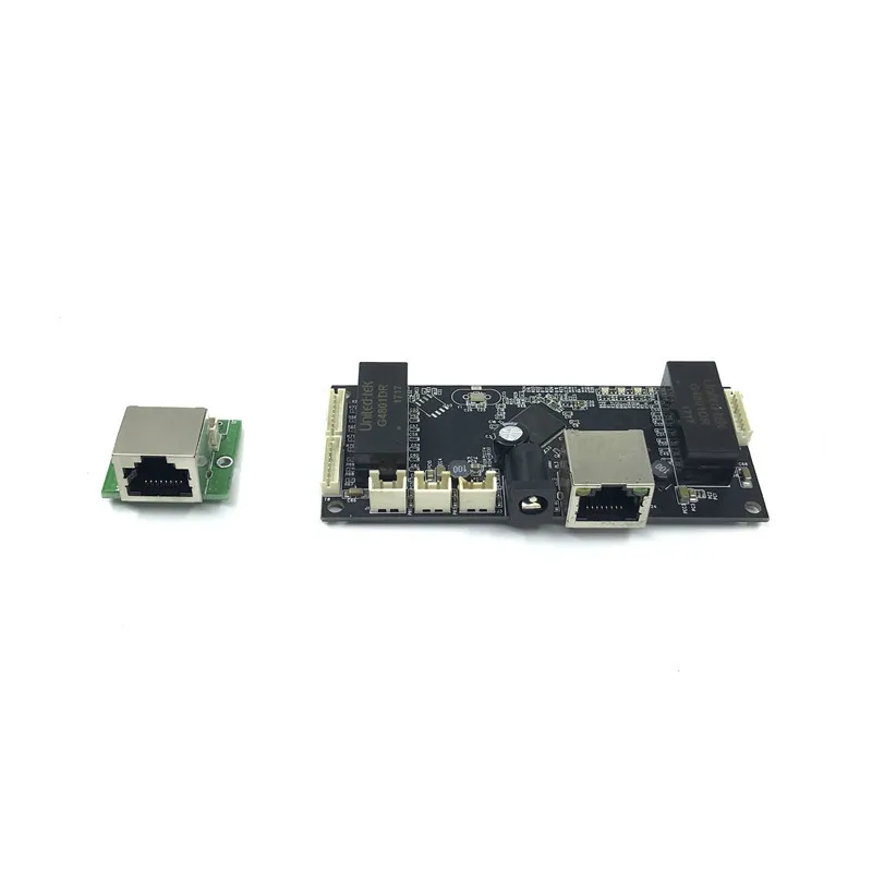 Industrial Ethernet Switch Module 10/100/1000mbps 4/5/6 port PCBA board OEM Auto-sensing Ports PCBA board OEM  Motherboard