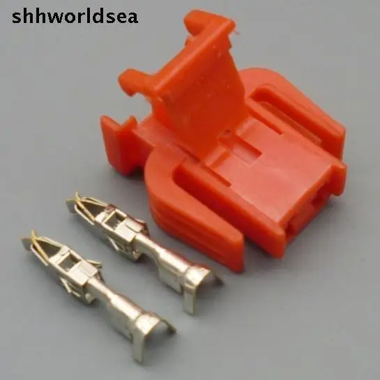 

shhworldsea 2 Pin Female ABS car auto Sensor Connector plug Door Light Lamp Socket Use For VW 893 971 632 893971632