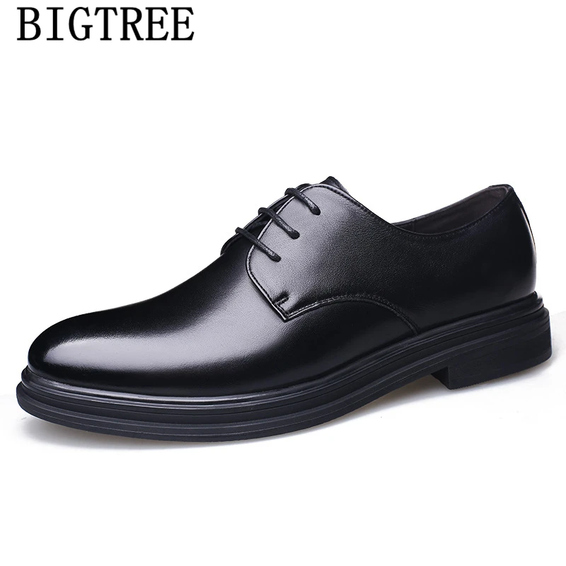 Business Shoes Men Oxford Leather Formal Shoes Men Classic Coiffeur Dress Shoes Men Office Luxury Italian Brand Erkek Ayakkabi