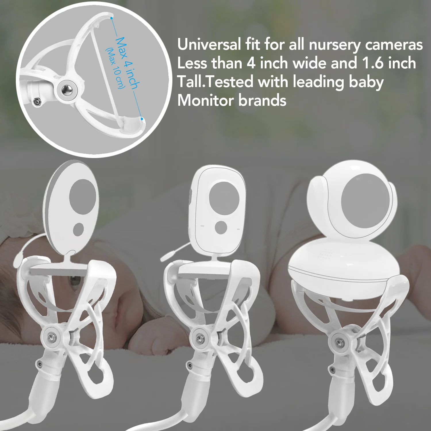 Multifunction Universal Phone Holder Stand Bed Lazy Cradle Long Arm Adjustable 85cm Baby Monitor Wall Mount Camera For Shelf X5