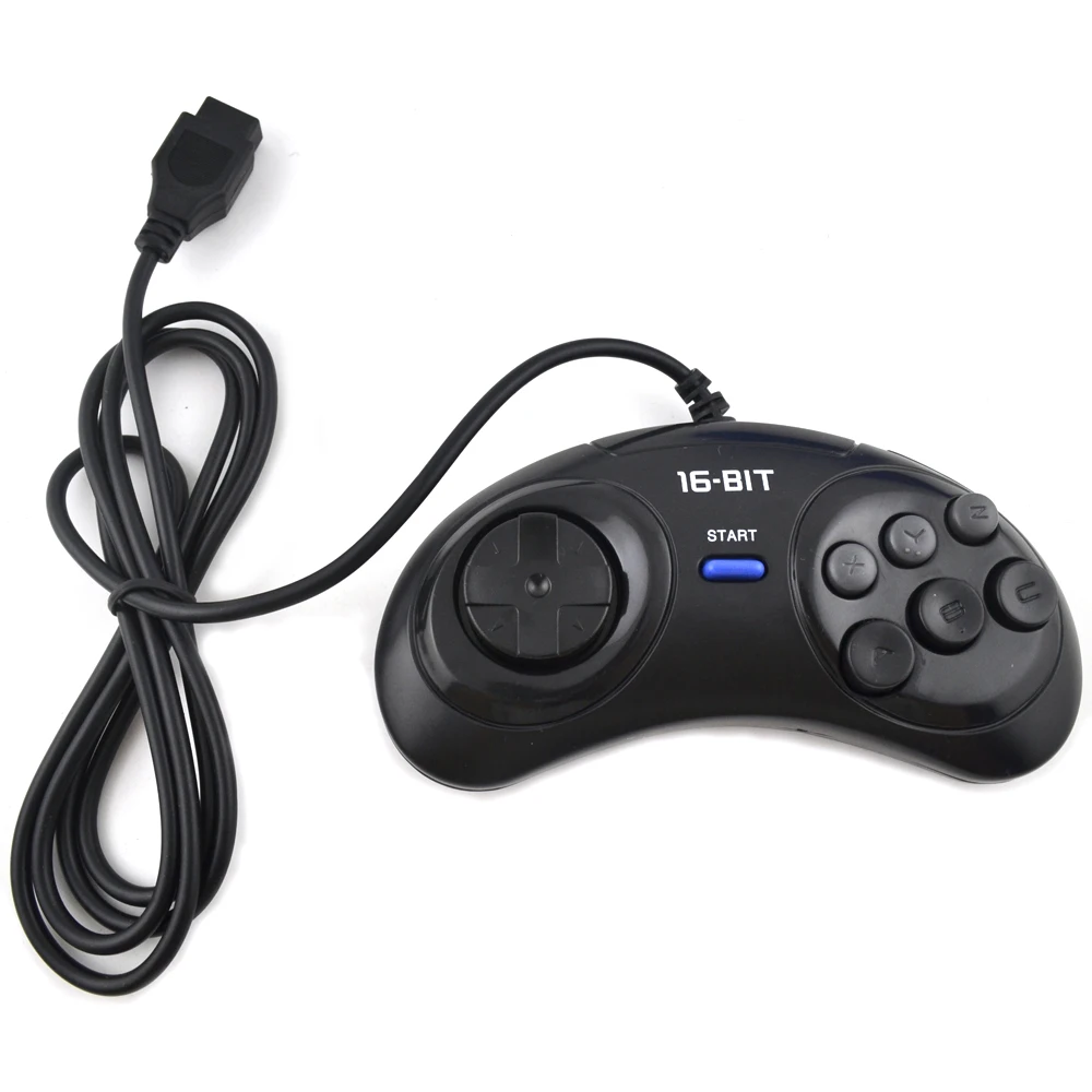 2pcs Game controller for SEGA Genesis for 16 bit handle controller