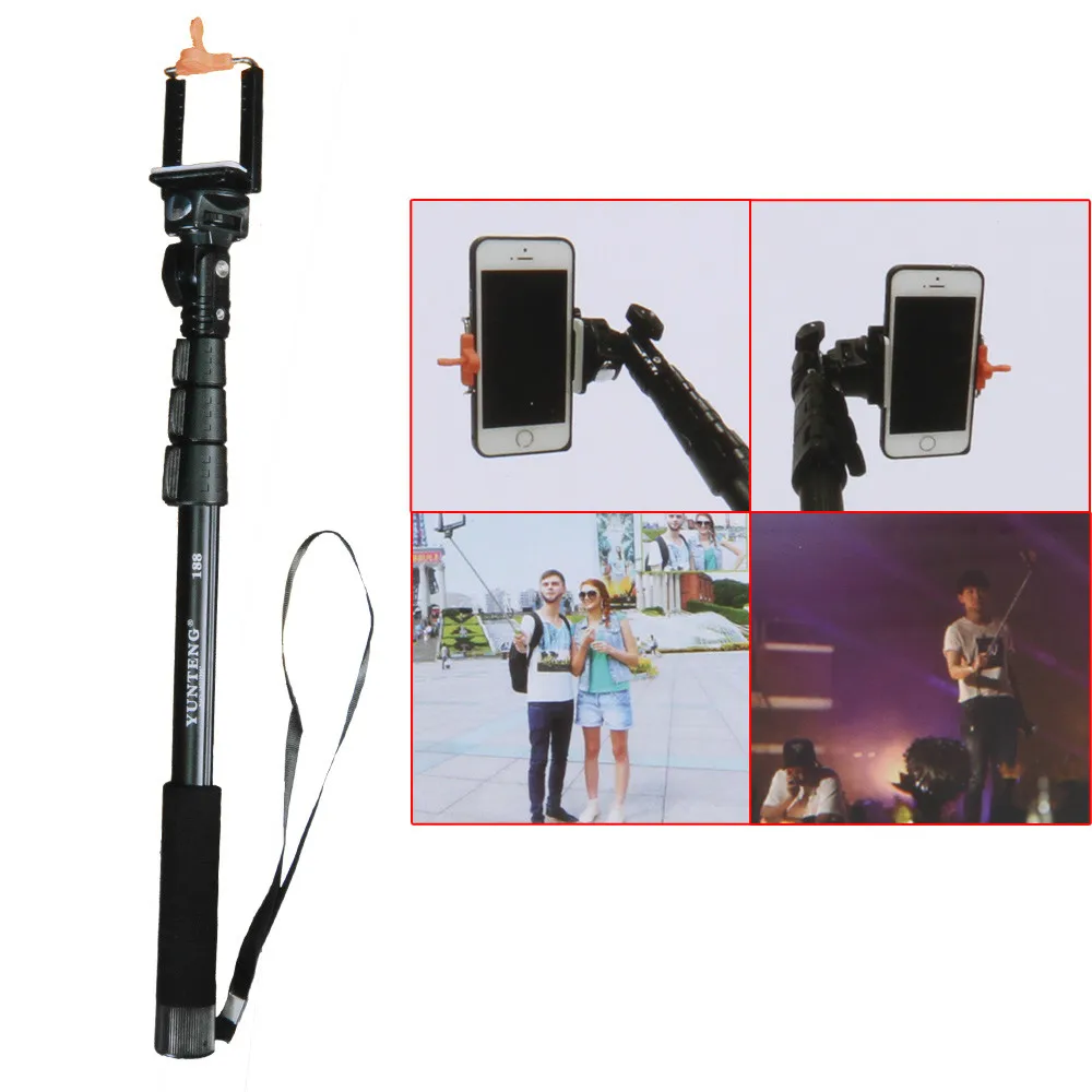 Yunteng 188 / YT228 All Digital SLR DSLR Cameras Smartphone Mobile Cell Phones Portable Extendable Handheld Telescopic Monopod