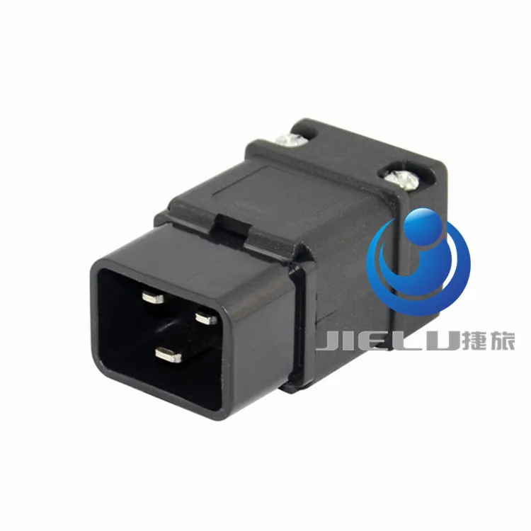 100~250V 16A,10 pcs, IEC320 Standard C20 Male Plug Power Cable Cord Connector Rewireable Plug