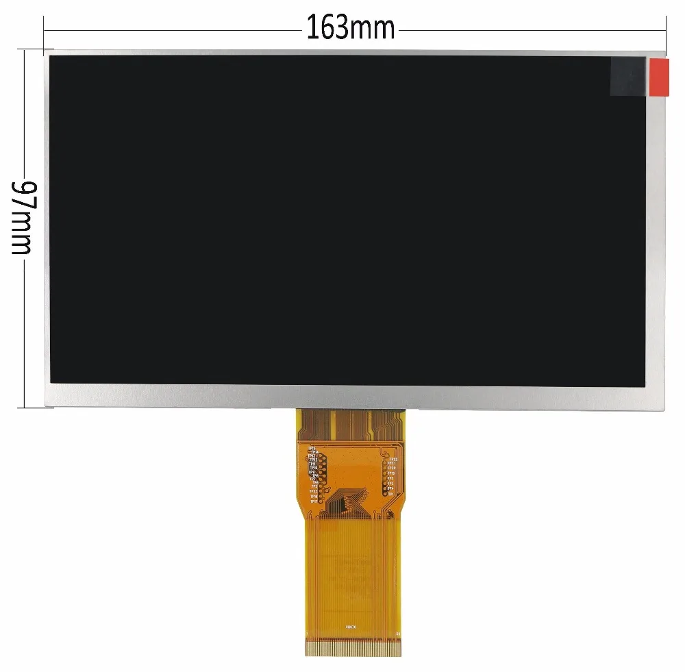 Compatible replacement 7 inch HD lcd screen 50pins 1024*600 7300101463/7300101462/7300130906 LCD panel