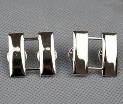 WW2 Pair U.S. US Army Officer's Captain Rank Insignia Badges -US029