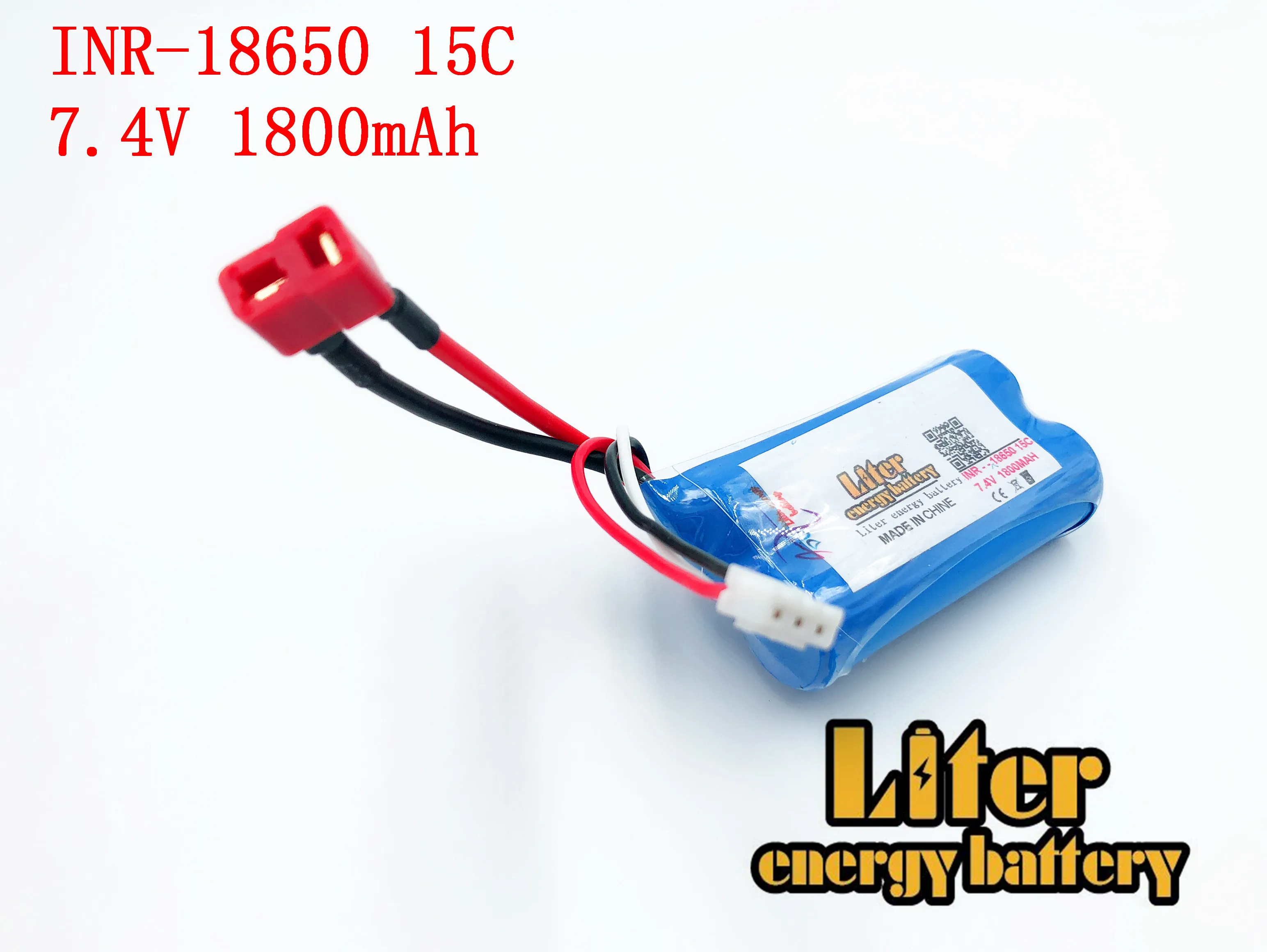 18650 7.4V 1800Mah 15C Li-ion Battery Parts For MJX T40 T40C F39 F49 T39 Syma 822 Udi U12A Syma S033G Q1 Tianke H100