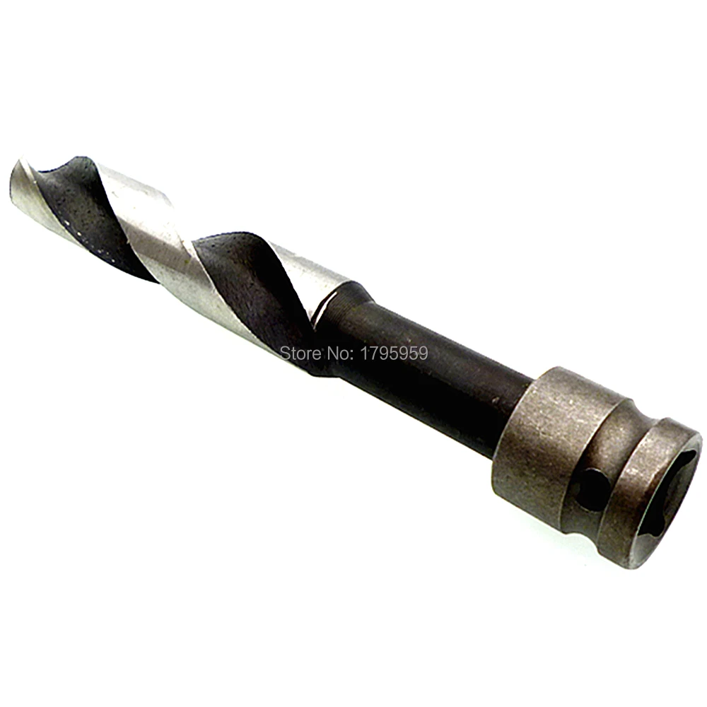 

1/2" Square Converter Adapter 18mm HSS Reduced Shank Drills High Speed Steel Twist Drill Bits Tool for Wood and Plastic Drilling