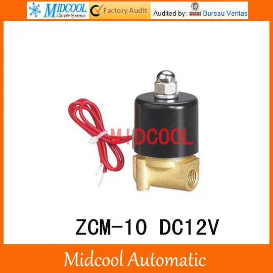 

ZCM straight pull diaphragm gas solenoid valve ZCM-10 DC12V port 3/8" normally closed