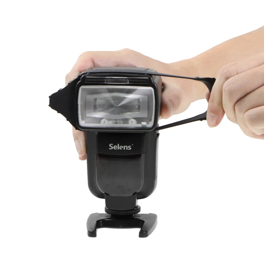 Selens المطاط قبضة ل Speedlite المغناطيسي اكسسوارات اللون مرشحات هانيكوم شبكة ضوء غلوب المجال الناشر ترتد سنوت