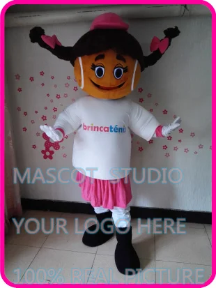 mascot  tennis girl mascot costume custom cartoon character cosplay mascotte theme