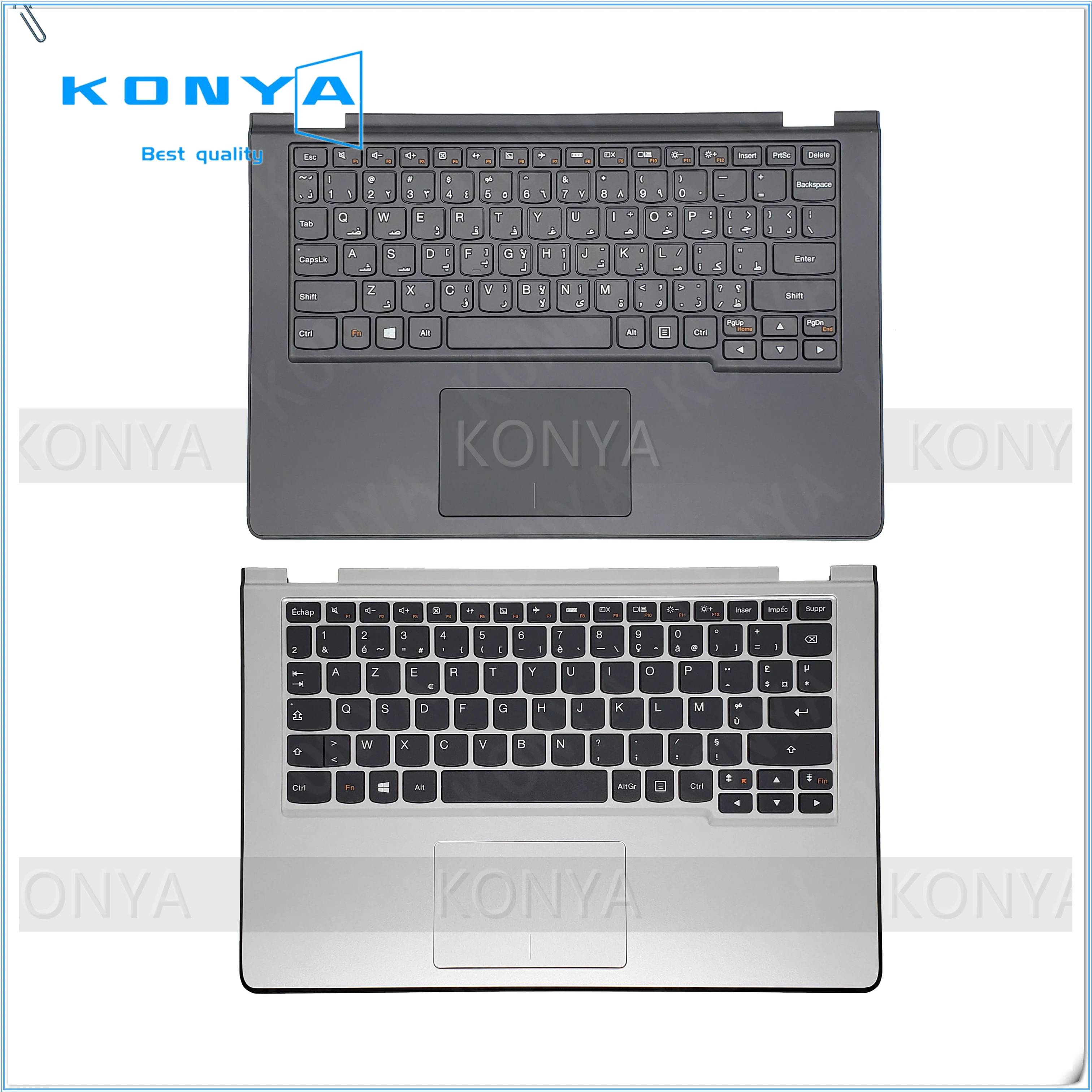 

New Original Palmrest Touchpad AP0T5000200 90204994 90204976 For Lenovo Ideapad Yoga 2 11+Arab/France Keyboard