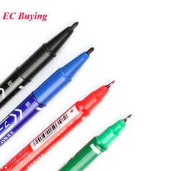 CCL 안티 에칭 PCB 회로 기판 잉크 마커 더블 펜 DIY PCB 수리 CCL 인쇄 회로 다이어그램 키트 레드 블루 블랙