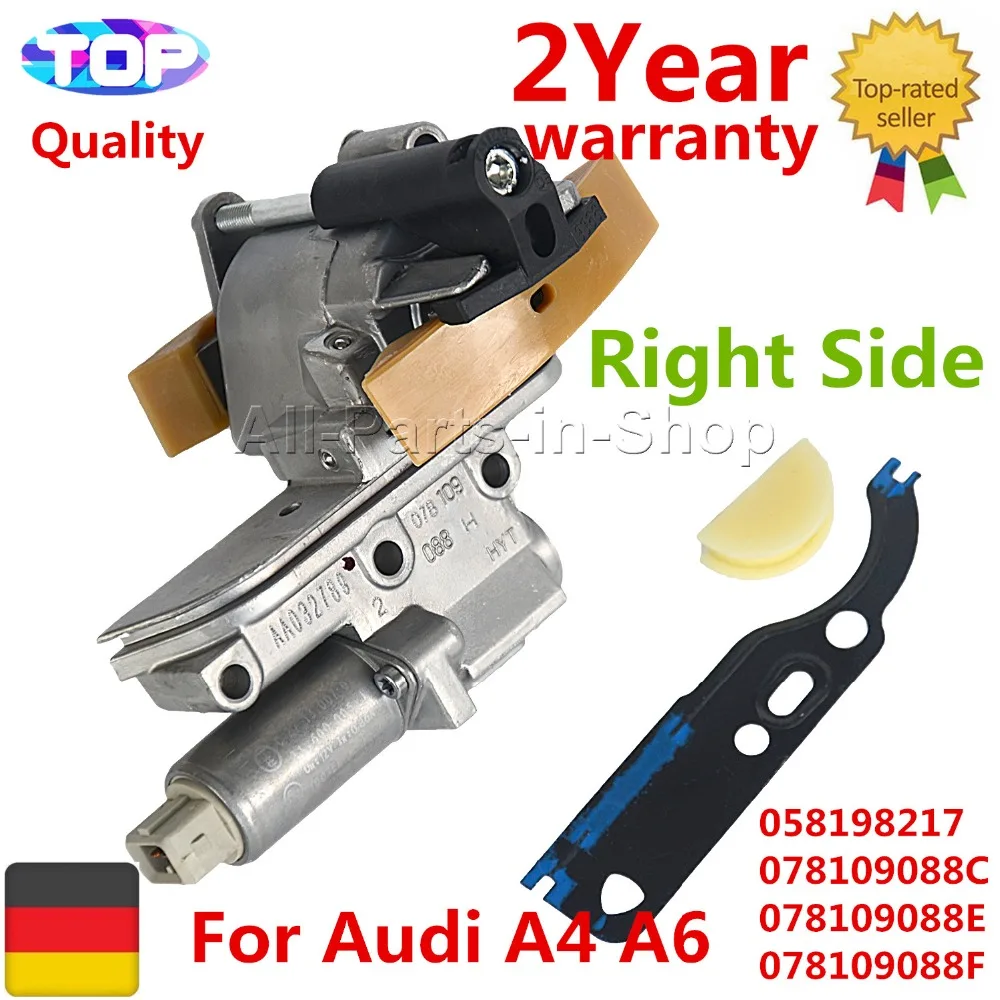 AP01 Right Side Timing Chain Tensioner+Gasket For Audi A4 A6 Passat Superb V6 058198217 078109088C, 078109088E, 078109088F