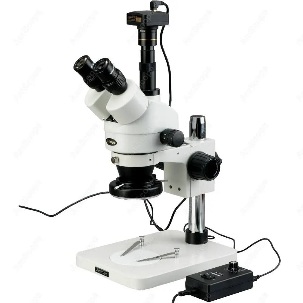 Zoom Stereo Microscope--mScope Supplies40X-1000X3.5X-90X Zoom Stereo Microscope with 144-LED Ring Light + 5MP Digital USB Camera