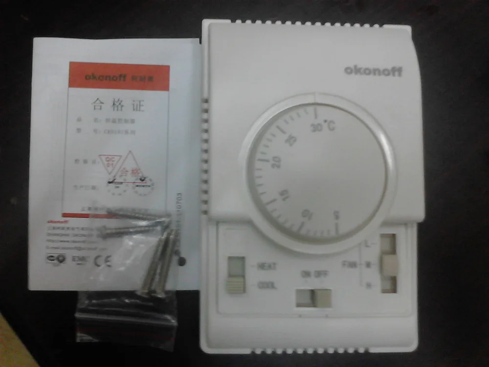 

okonoff \ thermostat CKN101af \ mechanical thermostat \ air conditioning panel