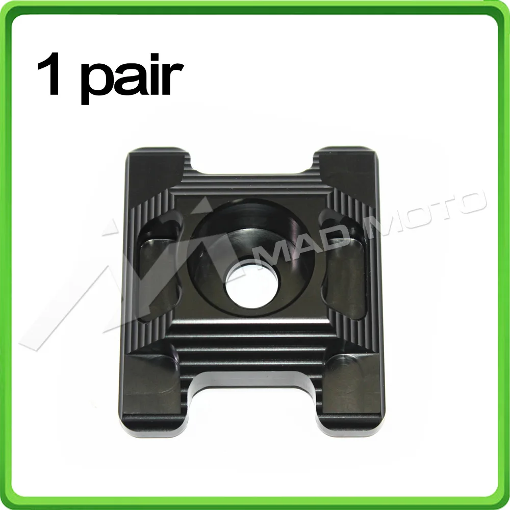 CNC Rear Axle Spindle Chain Adjuster Blocks For Honda Grom MSX125 MSX 125SF 2013 2014 2015 2016 Black