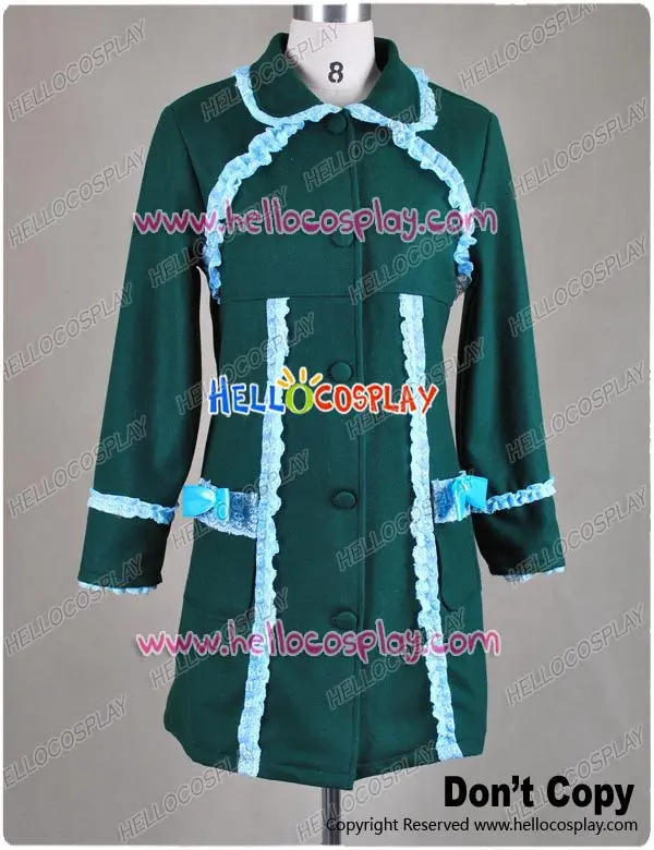 Lolita A-Line Green Coat Classic Version H008