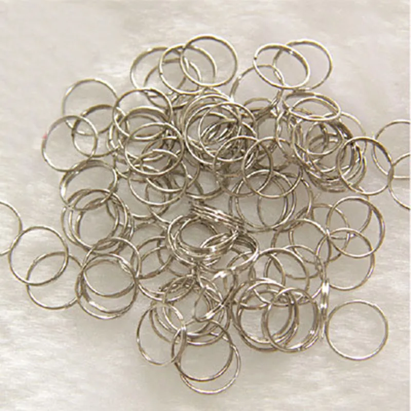 Hot Selling Chrome Color Stainless Steel Metal Rings For Crystal Chandelier Beads Strand Garland/ Faceted Ball Hard Connectors