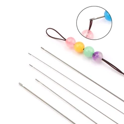 27cm super long stainless steel opened beading needles Crochet Easy Jewelry Making Tools beading pins for beads and pearls 1PCS