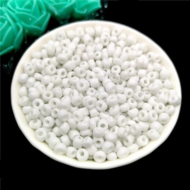 2mm 3mm 4mm Pure Color Czech Beads Crystal Glass Seed  for Jewelry Making Earring Necklace Bracelet Handmade DIY #