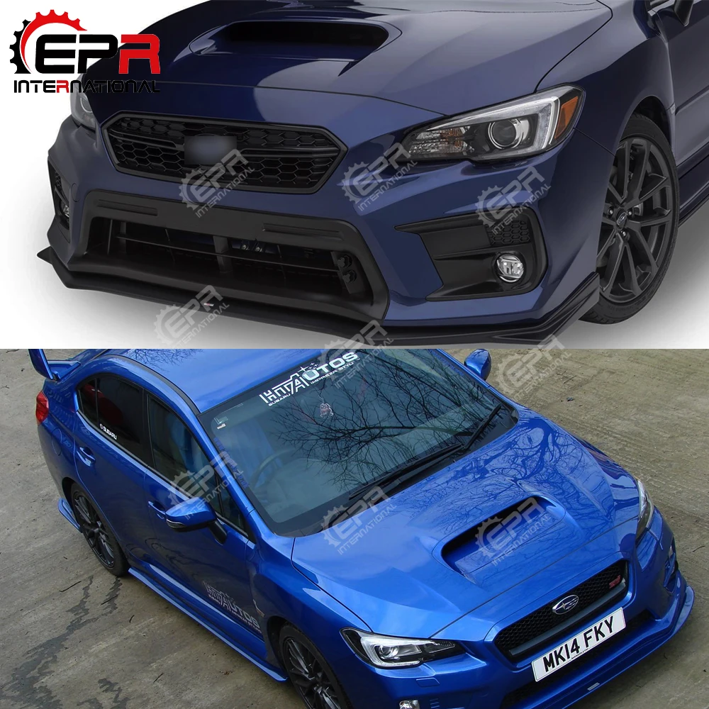 Car-styling For Impreza 14-18 WRX VAB VAF STI OEM Style Carbon Fiber Hood Scoop Vent Glossy Finish Bonnet Cover Air Duct Part