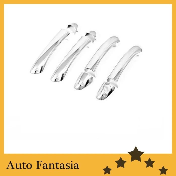 Flexible chrome trim Chrome Door Handle Cover for Mercedes Benz W203 C Class-Free Shipping